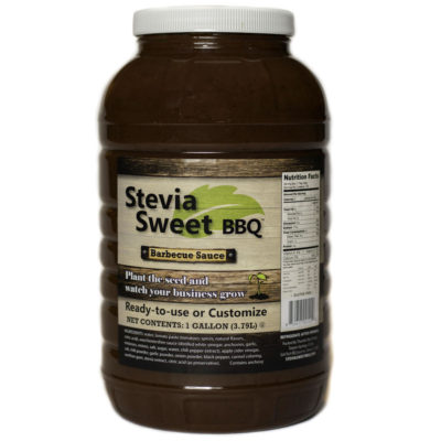 Stevia Sweet BBQ Barbecue Sauce 1 gallon bottle