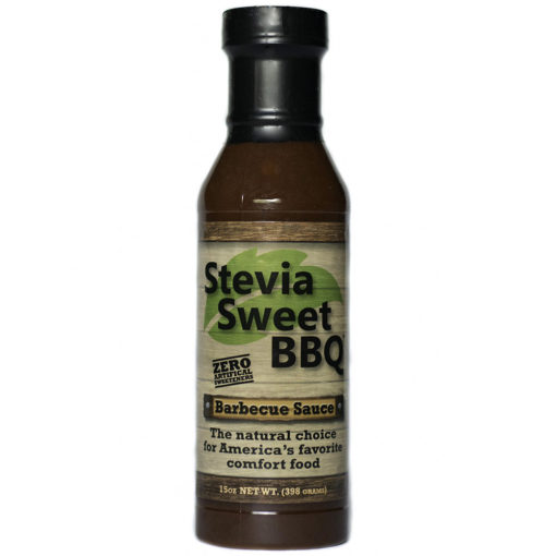 Stevia Sweet BBQ Barbecue Sauce 15 ounce bottle